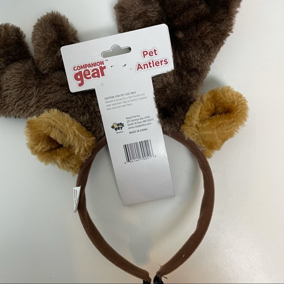 NWT Pet Reindeer Antler Headband - Picture 6 of 6